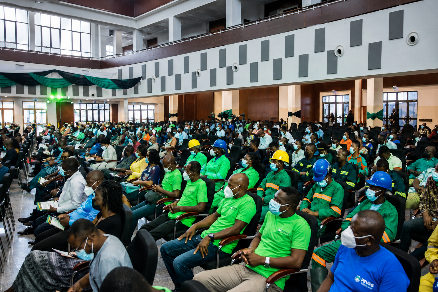 PEVAG members and industry professionals attending a national conference in Ghana